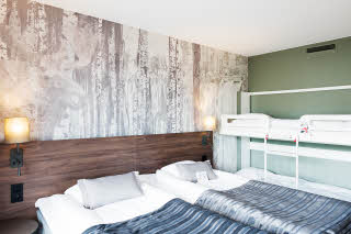 Foto: ©Erik Abel. All rights reserved. King bed and wall bed in Junior Suite